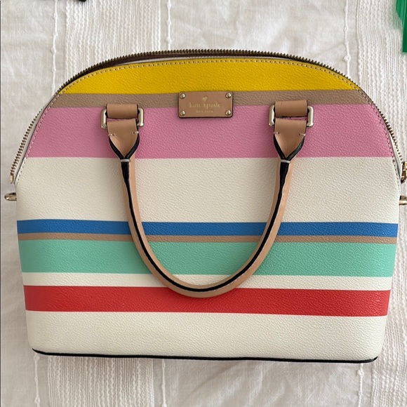 Kate Spade Yellow and Pink Satchel Bag